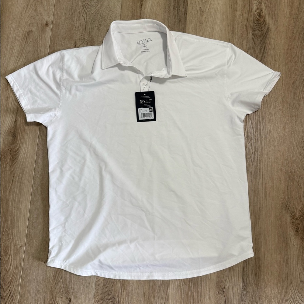 Men's White Polo Shirt